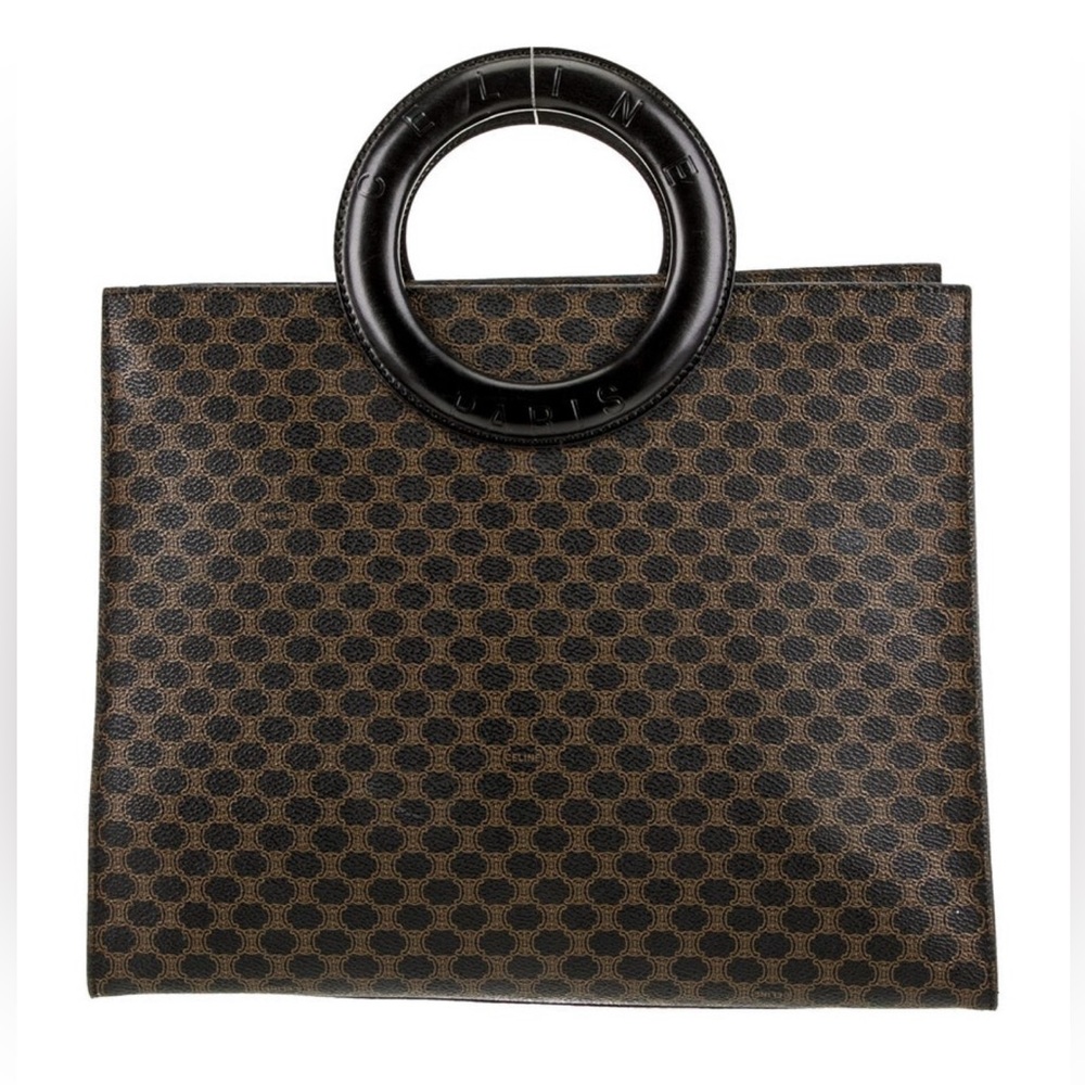 Celine Macadam Top Handle Bag Vintage